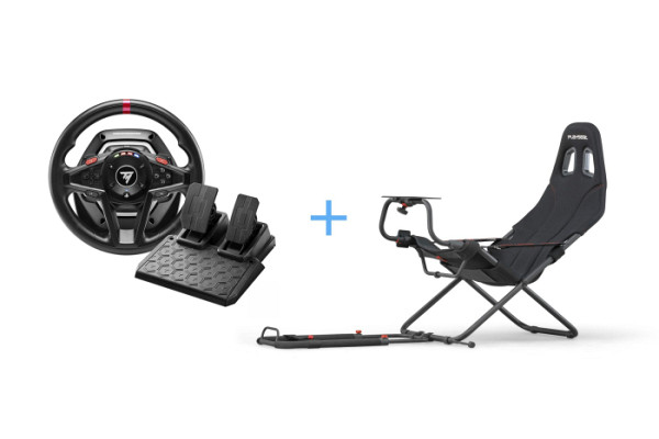 BUNDLE - THRUSTMASTER T128-P PS4/PS5/PC + PLAYSEAT CHALLENGE