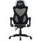 CANYON gaming stol Flow MCH01 Mesh, črno-bel