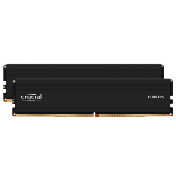 Crucial Pro 128GB Kit (2x64GB) DDR5-5600 UDIMM CL46, 1.1V