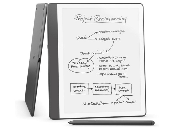 E-bralnik Amazon Kindle Scribe 2024, 10.2'' 64GB WiFi, 300dpi, Premium Pen, USB-C, siv