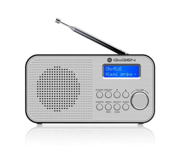 Gogen radio DAB+ DAB 300 srebrn GOGDAB300N