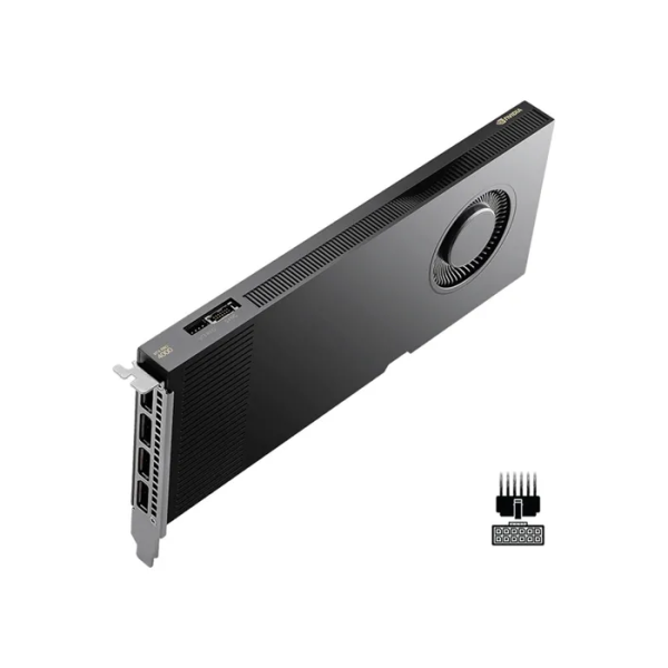 Grafična kartica NVIDIA RTX PRO 4000 Blackwell, 24GB GDDR7 ECC, PCIe 5.0, 4xDP 2.1b, PNY