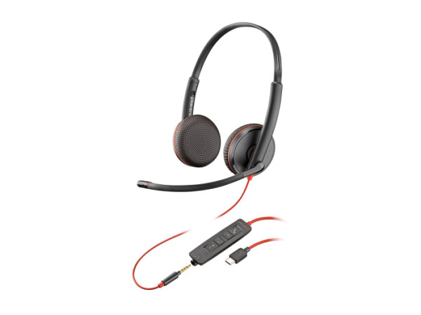 HP Poly Blackwire C3225 USB-C Headset