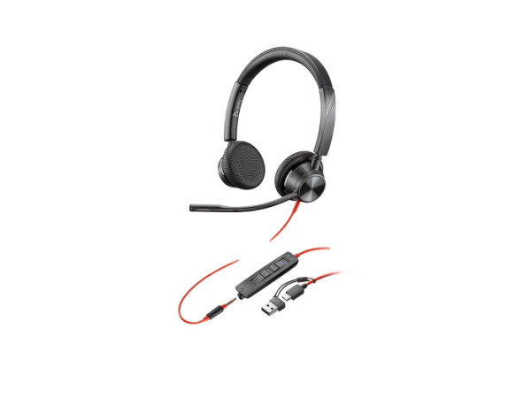 HP Poly BW 3325 -M USB-C HS +USB-C/A