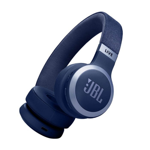 JBL Live 670NC Bluetooth naglavne brezžične slušalke, modre