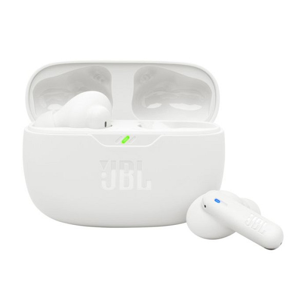 JBL Wave Beam 2 brezžične slušalke z mikrofonom, bele