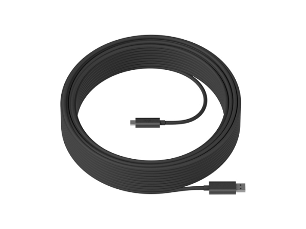 Kabel Logitech Strong USB Cable, USB 3.1, 10m, grafitna barva