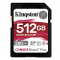 KINGSTON Canvas React Plus V60 SD 512GB Class 10 UHS-II U3 V60 SDR2V6/512GB spominska kartica