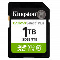 KINGSTON Canvas Select Plus SD 1TB Class10 U3 V30 UHS-I SDS3/1TB spominska kartica