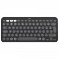 LOGITECH PEBBLE KEYS 2 K380s Bluetooth črna tipkovnica