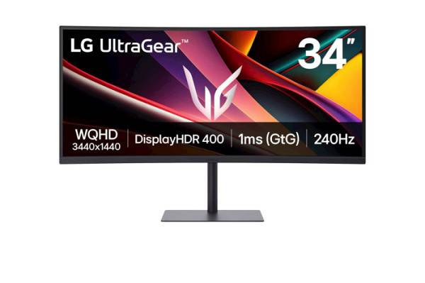 Monitor LG 34 34G630A-B UltraGear ukrivljen, VA, 3440x1440, 2x HDMI, DP, USB-C, 240 Hz