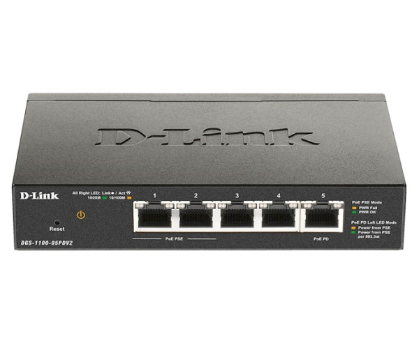 Mrežno stikalo D-link DGS-1100-05PDV2