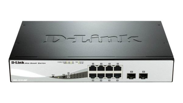 Mrežno stikalo D-link DGS-1210-08P