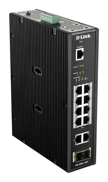 Mrežno stikalo D-link industrijsko DIS-200G-12PS