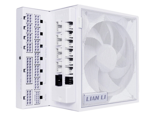 Napajalnik ATX Lian Li EDGE 1200W, 80 PLUS Gold, 12VHPWR, HUB, Modularni, bel