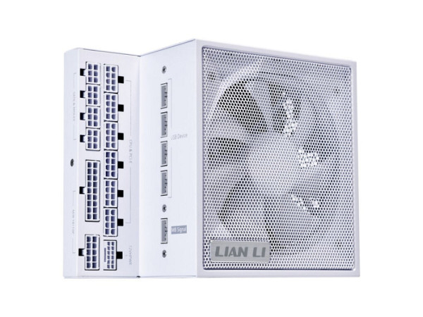 Napajalnik ATX Lian Li EDGE 850W, 80 PLUS Gold, 12VHPWR, Modularni, bel