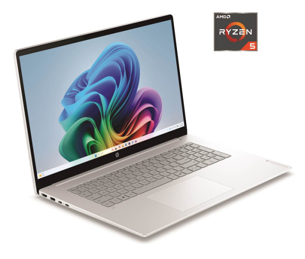 Prenosnik HP OmniBook 3 Ryzen 5 40/16GB/SSD 512GB/17,3'' 2K 300 nit/3Y/W11Pro/brez napajalnika