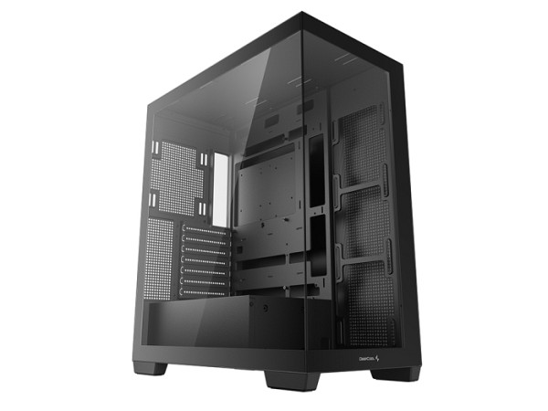 Računalniško ohišje DeepCool CG580, ATX, Midi-Tower, kaljeno steklo, črno
