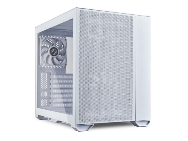 Računalniško ohišje Lian Li O11 Air Mini, ATX, Midi-Tower, kaljeno steklo, belo