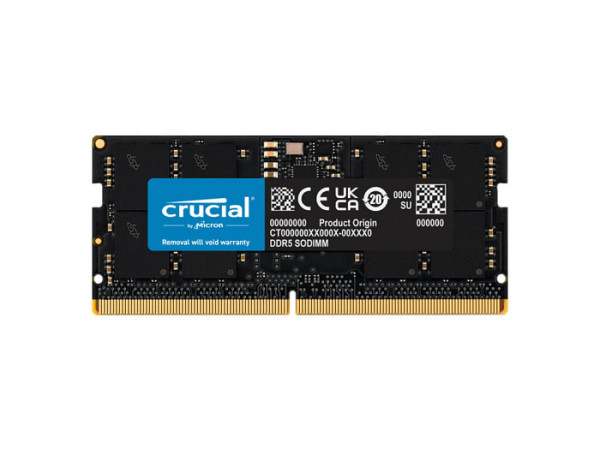 RAM SODIMM DDR5 16GB PC5-38400 4800MT/s CL40 1.1V Crucial