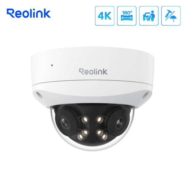 Reolink IP Kamera Duo serija P737 POE, 8MP, 4K, IK10 odporna, 180° pogledom, Nočni vid