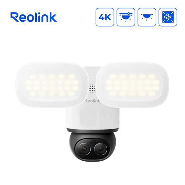 Reolink Ip Kamera TrackFlex Floodlight F850P, 8MP, 4K, 3000 lumnov reflektor, 30M IR, 6x zoom, Ai