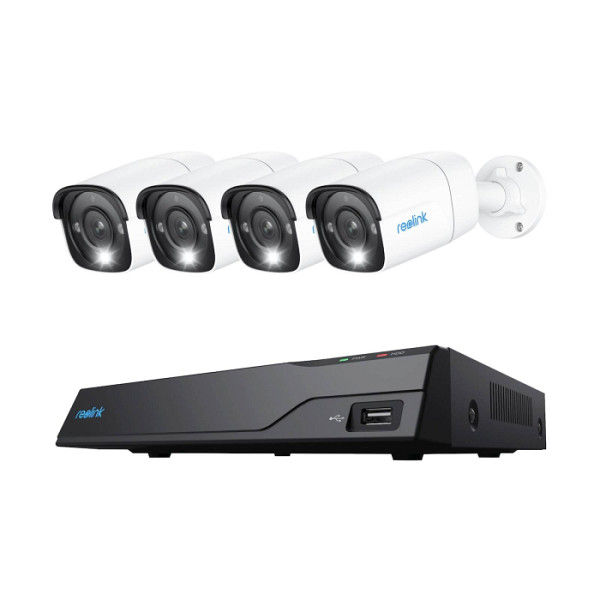 Reolink NVR snemalnik NVS8-12MB4 4K, 12MP, 8 kanalni NVR, 2TB HDD, 4x kamera POE