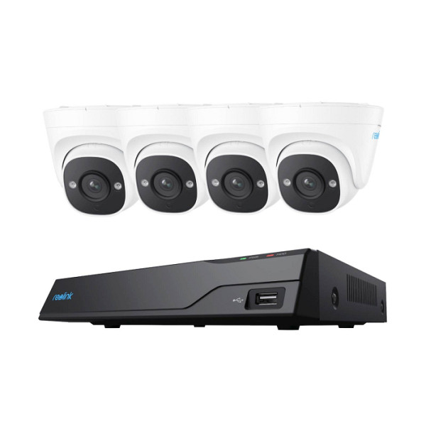 Reolink NVR snemalnik NVS8-5MD4 5MP, 8 kanalni NVR, 2TB HDD, 4x kamera POE