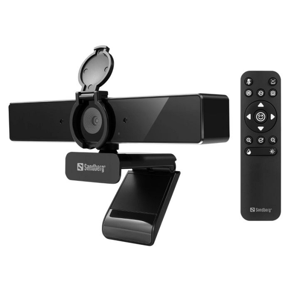 Sandberg USB-C/A Webcam Pro Remote 4K spletna kamera in daljinec