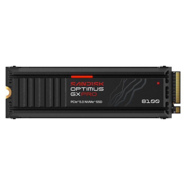 SANDISK 1TB Optimus GX PRO 8100 M.2 2280 S3-M PCIe 5.0 NVMe 2.0 SSD disk s hladilnikom