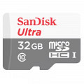 SANDISK Ultra microSDHC 32GB Class 10 UHS-I U1 V10 FHD SD adapter SDSQUNR-032G-GN3MA spominska kartica