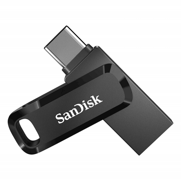 SanDisk 512GB Ultra Dual Drive Go USB-C/A 3.2 USB ključ (črn)