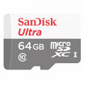 SanDisk 64GB Ultra microSDXC + SD Adapter 100MB/s Class 10 UHS-I
