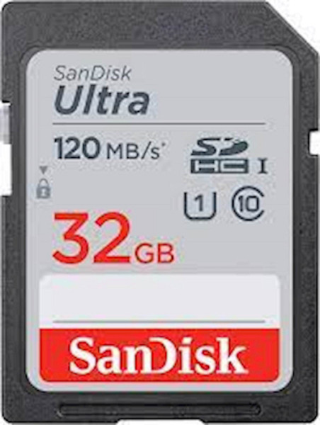 SanDisk Ultra 32GB SDHC spominska kartica 120MB/s