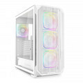SHARKOON AK5M RGB midiATX okno belo ohišje