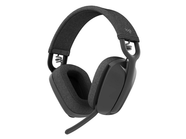 Slušalke Logitech Zone Vibe Wireless for Business, USB-C, grafitne
