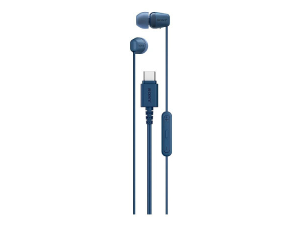 SONY IER-EX15CL USB-C Wired Earbuds Blue