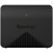 Synology usmerjevalnik MR2200ac, Mesh, tripasovni Wi-Fi 802.11ac Wave 2 MU-MIMO, CPU 4-jedrni 717 MHz, 2x2 MIMO, 1x 1GbE LAN, 1x 1GbE WAN, USB 3.0, 2,4 GHz 400 Mb/s, 5 GHz 2x 867 Mb/s