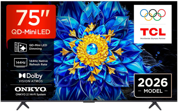 TCL 75 Premium QD-Mini LED TV 75P8L