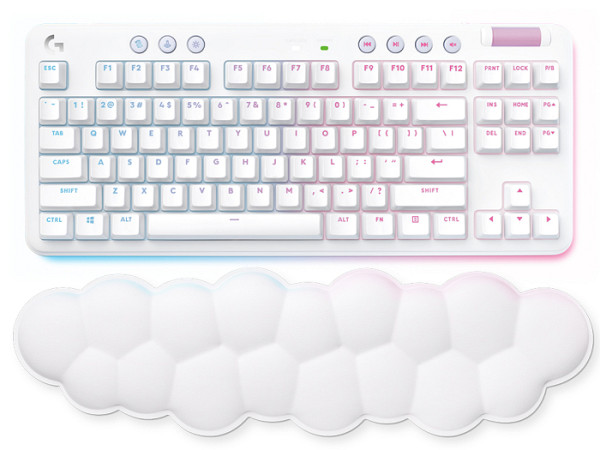 Tipkovnica Logitech G715 TKL Wireless, Tactile, RGB, Bluetooth, bela, SLO g.