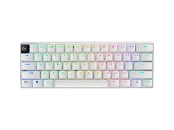 Tipkovnica Logitech PRO X 60 LIGHTSPEED Wireless, Tactile, bela,  SLO g.