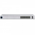 UBIQUITI UNIFI USW-16-POE 18-port 16x Gigabit (8x PoE+) RJ45 2x Gigabit SFP L2 mrežno stikalo switch