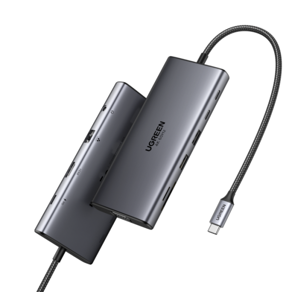 Ugreen 11v1 USB-C priklopna postaja s 100W PD vhodom