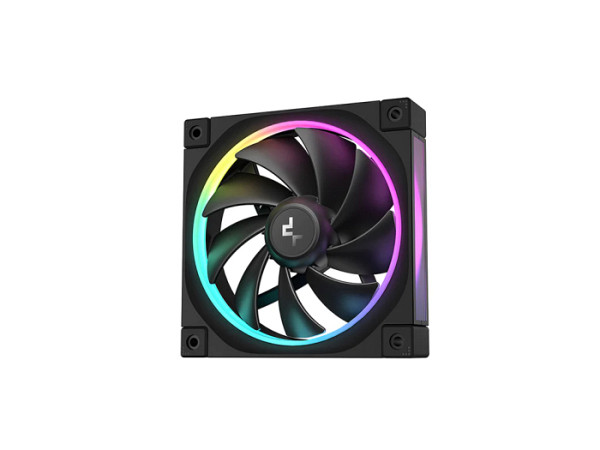 Ventilator za ohišje DeepCool FL12 ARGB PWM 120mm, črn
