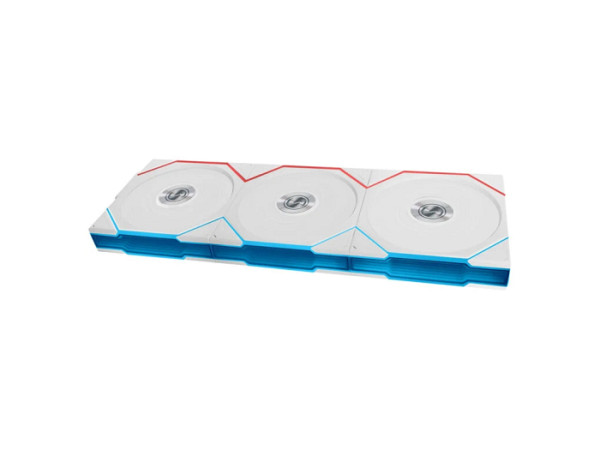 Ventilator za ohišje Lian Li UNI FAN TL Wireless 120 ARGB PWM 120mm, 3 Pack + Kontroler, bel