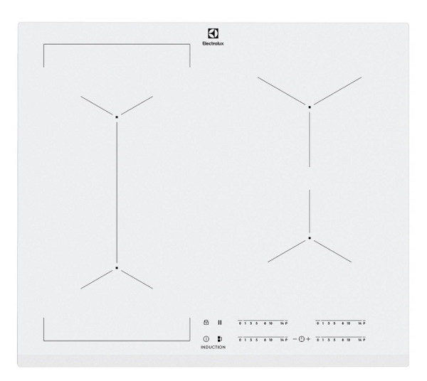 Vgradna plošča Electrolux EIV63440BW, indukcija, bela