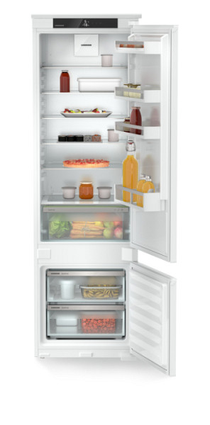 Vgradni kombiniran hladilnik z zamrzovalnikom s sistemom EasyFresh in SmartFrost