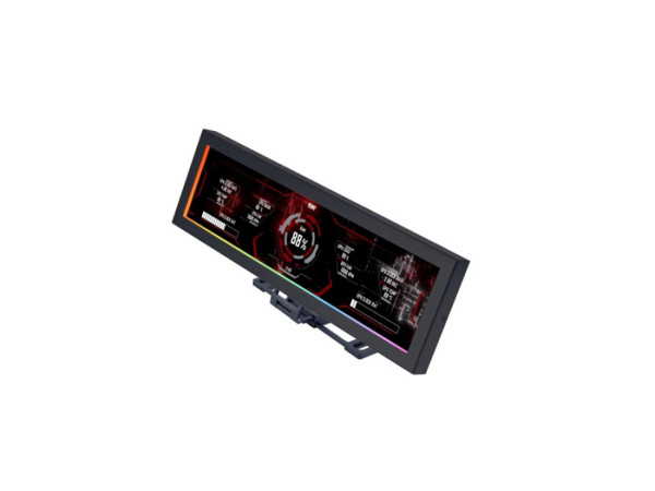 Zaslon za ohišje Lian Li US88v1, 8.8'' (22 cm), IPS, 1920×480, 500 nits, 60Hz, RGB, črn