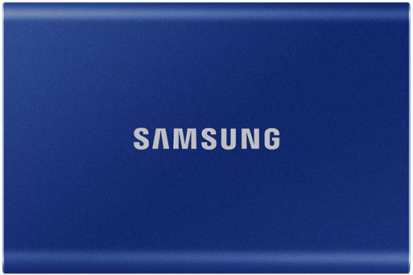 Zunanji SSD 2TB Type-C USB 3.2 Gen2 V-NAND UASP, Samsung T7, moder (MU-PC2T0H/WW)