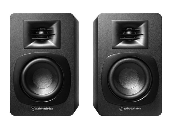 Zvočniki Audio-Technica AT-SP3X, Bookshelf, RCA, Bluetooth 5.3, črni